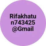 Business logo of rifakhatun743425@gmail.com