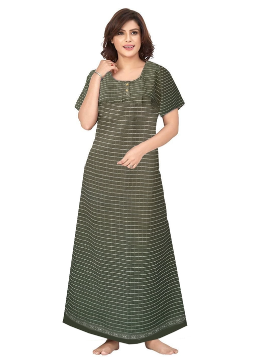 Women cotton nighty  uploaded by Jay Creation on 8/29/2023