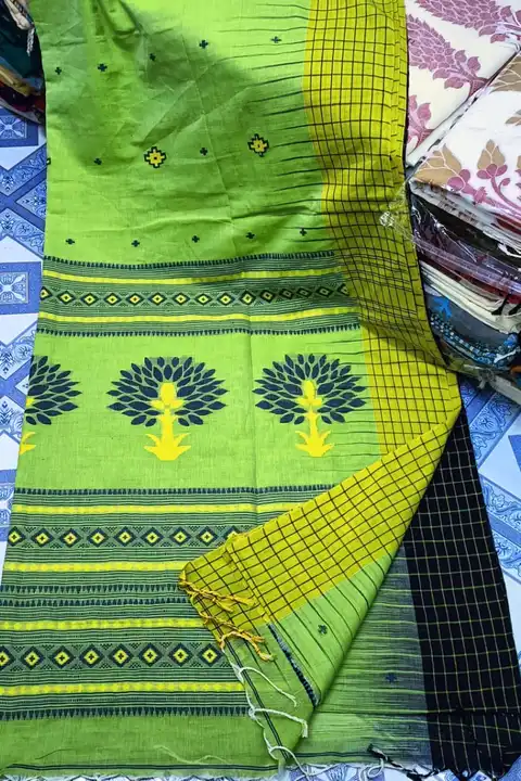Handloom cotton jamdani saree  uploaded by business on 8/29/2023