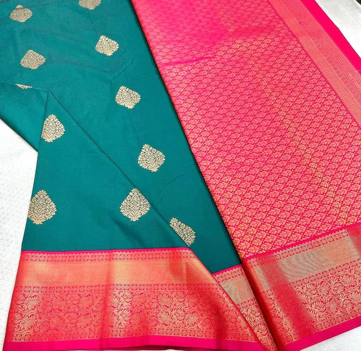 Rich pallu with allovar flower buti design saree  uploaded by Dhananjay Creations Pvt Ltd. on 8/29/2023