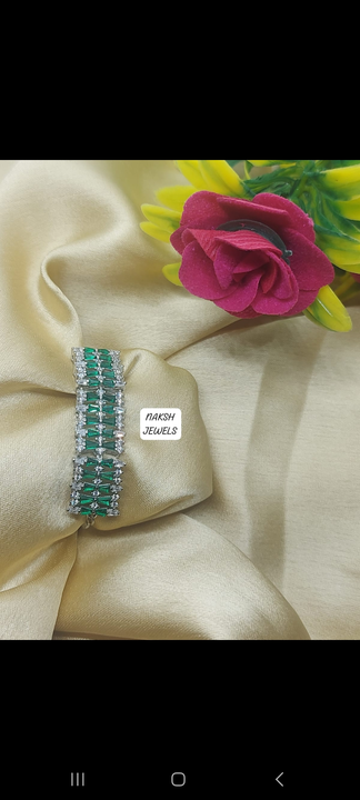 Adjustable sterling silver 925 bracelet for womens uploaded by NAKSH JEWELS on 8/29/2023