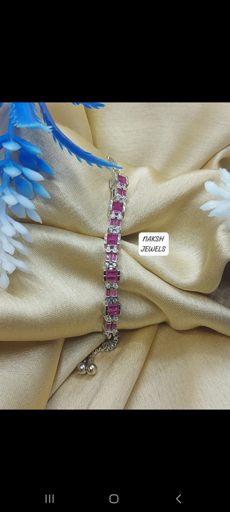 Adjustable sterling silver 925 bracelet for women uploaded by NAKSH JEWELS on 8/29/2023
