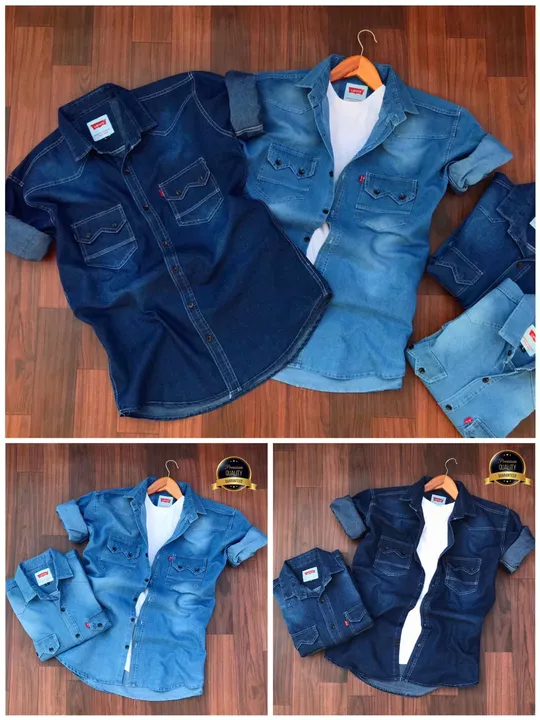 Post image Hey! Checkout my new product called
*MENS FULL SLEEVE  DENIM SHIRTS*

*PREMIUM QUALITY*

*FABRIC DENIM*

*👔BRAND LEVI'S*

*👔SIZE.  M.L.