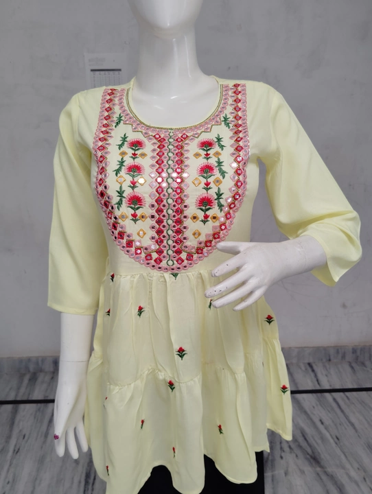 Women's embroidery  tops uploaded by Maruti ethnic fashion on 8/29/2023