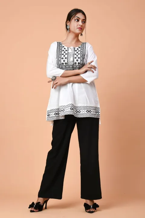 Women's embroidery tops uploaded by Maruti ethnic fashion on 8/29/2023