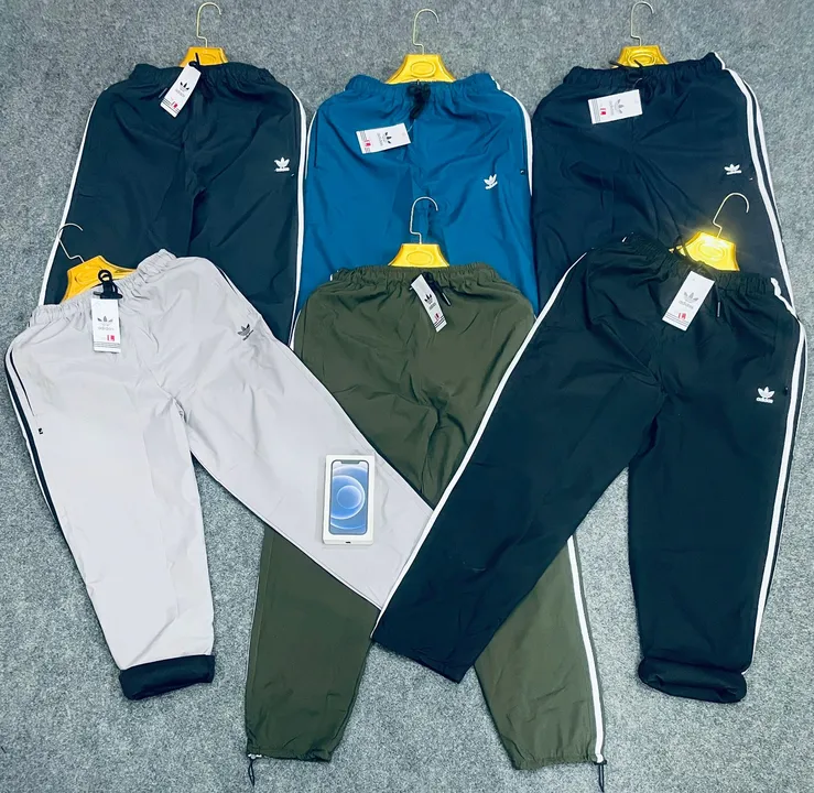 Post image BRAND: ADIDAS
FABRIC : IMPORTED TPU LYCRA
*JOGGER CUM LOWER*
*WATERPROOF &amp; WINDPROOF*
QUALITY FABRIC 
INSIDE  RICENET 
HEAVY QUALITY
SIZE : L XL XXL
*STANDARD SIZES*
COLORS:6
*WITH BACKPOCKET*
18 PIECES SET  
MOQ:36 PCS
LIMITED STOCK
Only wholesale 9877246451