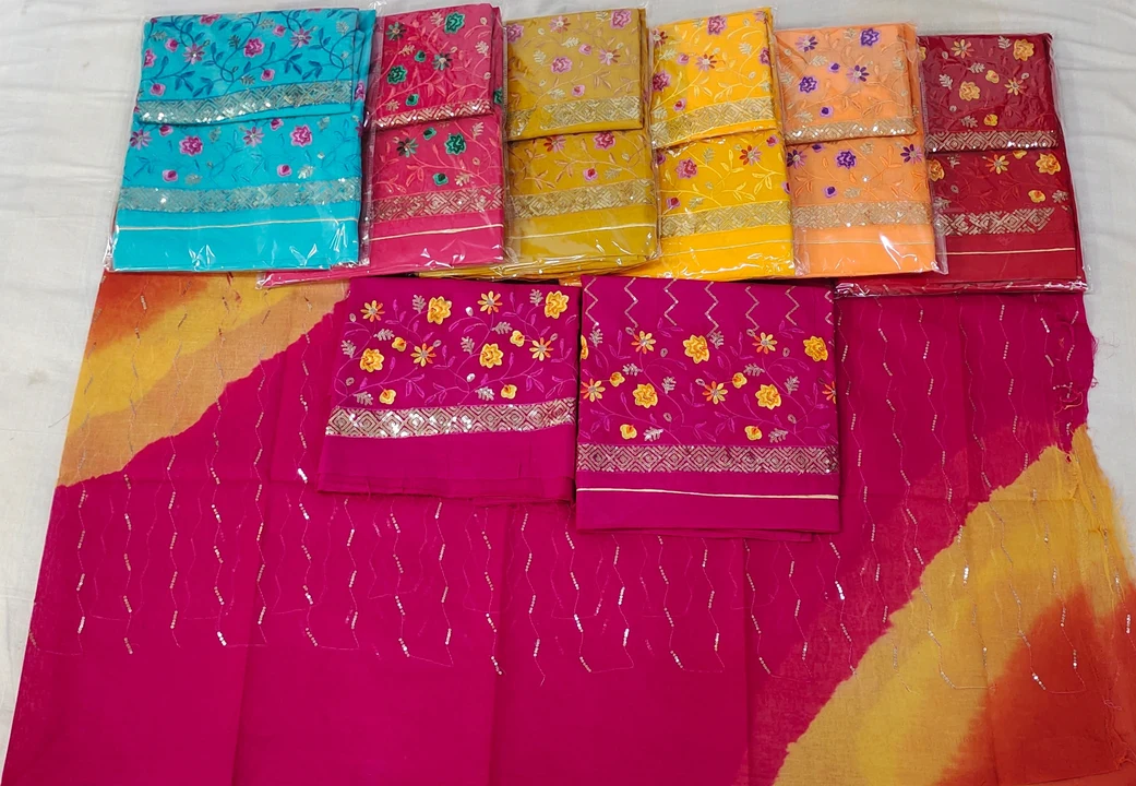 rajasthani cotton rajputi suit+ shipping uploaded by business on 8/29/2023