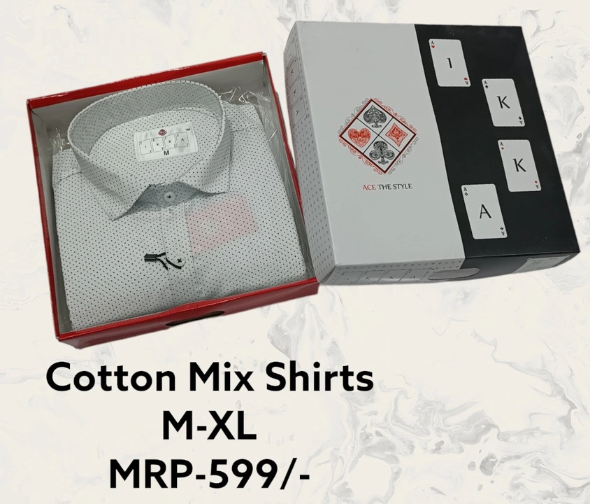 ♦️♣️1KKA♥️♠️ EXCLUSIVE BOX PACKING COTTON MIX PRINTED SHIRTS FOR MEN uploaded by Kushal Jeans, Indore on 8/29/2023