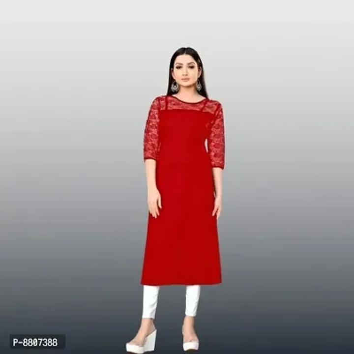 Classic Crepe Solid Kurtis for Women
 uploaded by business on 8/29/2023