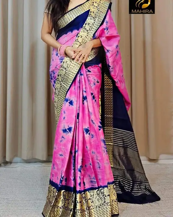 Crepe silk sarees all over shibori design  uploaded by business on 8/29/2023