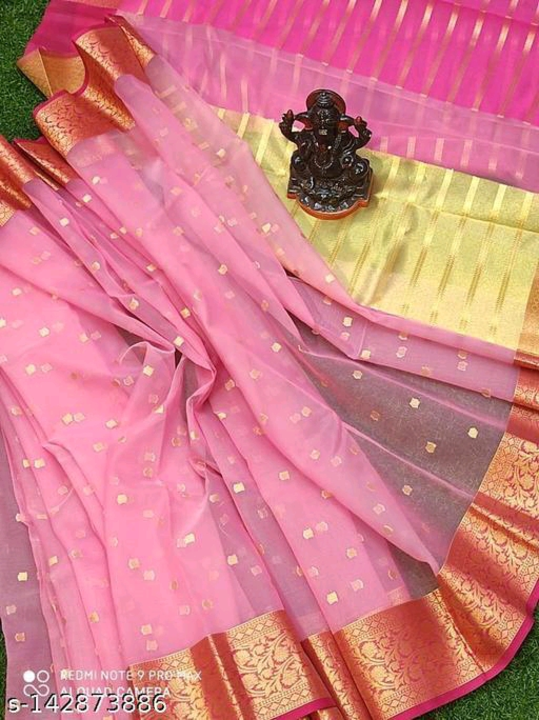 Post image Hey! Checkout my new product called
Banarasi handloom organza saree .