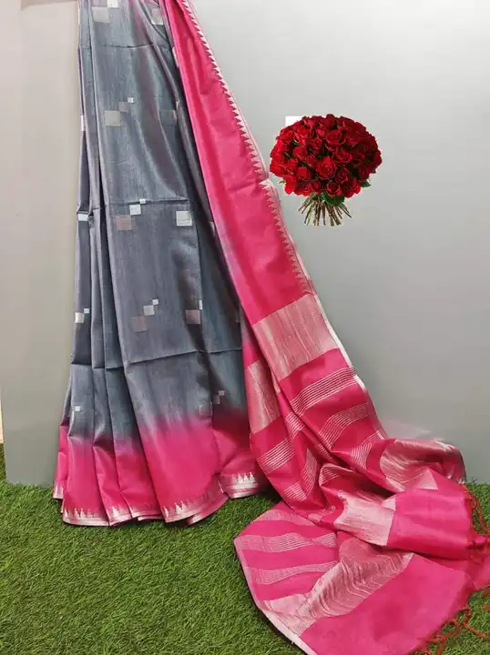 Semi tusaar silk  uploaded by WeaveMe India on 8/29/2023