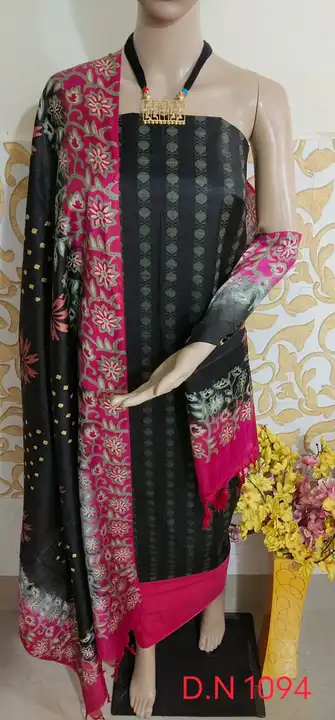 Batik silk suits uploaded by WeaveMe India on 8/29/2023