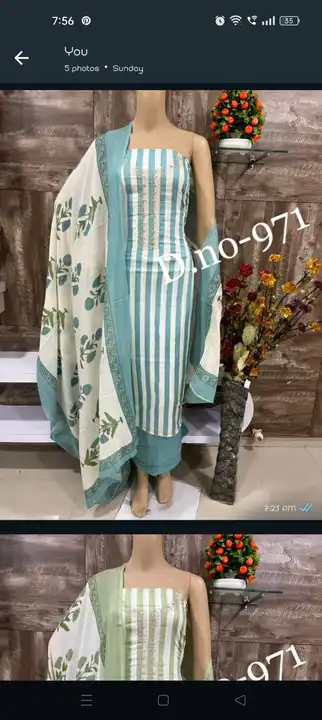 Cotton Suit And Dress Material  uploaded by Zuberiya Global on 8/29/2023