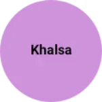 Business logo of KHALSA