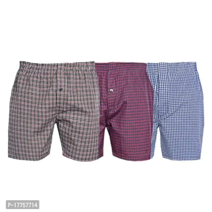 Cotton Printed Shorts Check Boxer for Men - Pack of 3

 uploaded by business on 8/30/2023