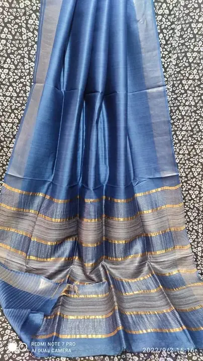 Staple silk saree 💯 uploaded by Sd silk on 8/30/2023