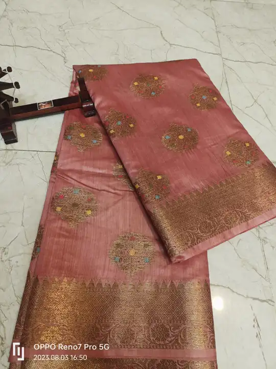 Mugaa tassar silk saree  uploaded by Sd silk on 8/30/2023