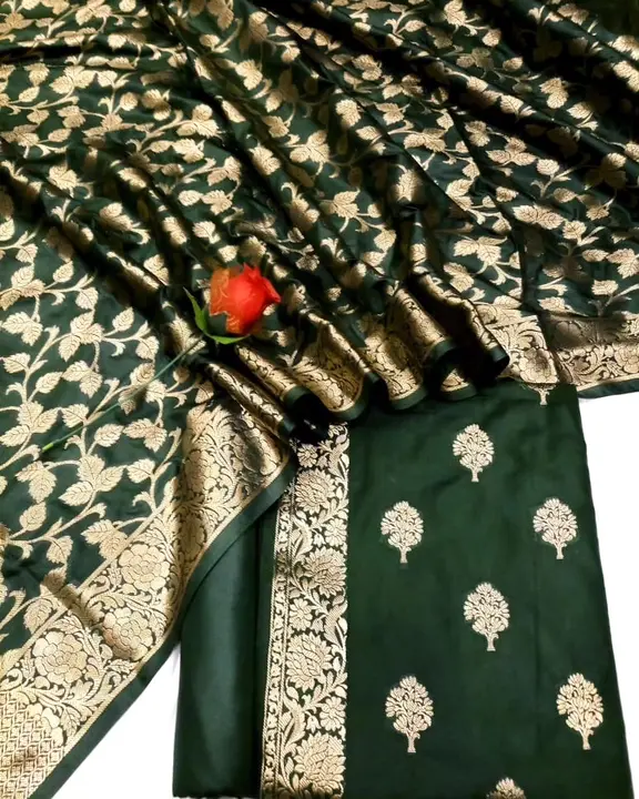 Banarasi Katan Silk Suits uploaded by REGALIA WEAVERS ENTERPRISES on 8/30/2023