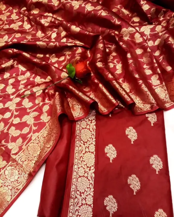 Banarasi Katan Silk Suits  uploaded by REGALIA WEAVERS ENTERPRISES on 8/30/2023