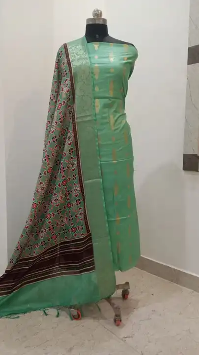 Banarasi Cotton Suit with Digital Print Dupatta  uploaded by REGALIA WEAVERS ENTERPRISES on 8/30/2023