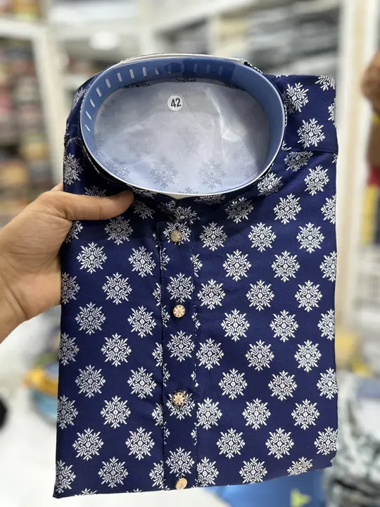 Printed kurta uploaded by business on 8/30/2023