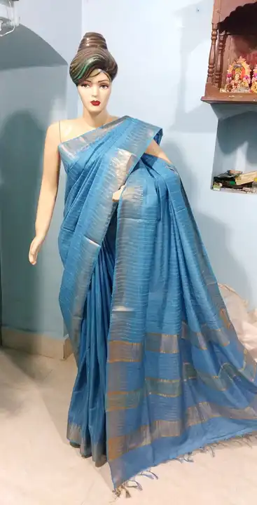 Pure katan stepale silk saree  uploaded by M.P HANDLOOM.  Bhagalpuri silk on 8/30/2023