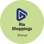 Business logo of Ria shoppings