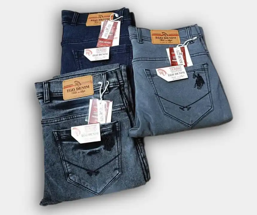 Mens knitting cotton jeans uploaded by Victory Export  on 8/30/2023