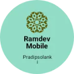 Business logo of Ramdev mobile shop