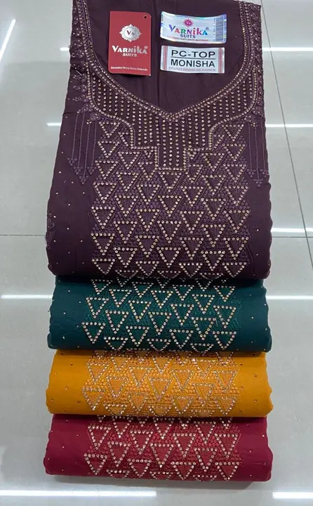 New Fancy cotton suit with jarkan work and duptta less.? uploaded by business on 8/30/2023