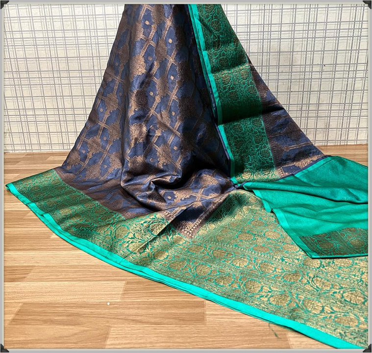Banarasi semi georgette silk  uploaded by Umar silk saree on 8/30/2023