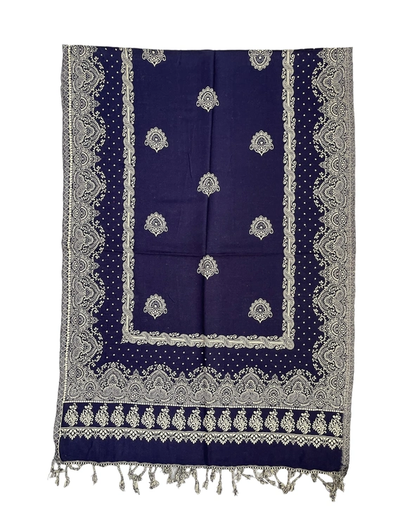 Polywool stole for women uploaded by Krishna Textiles on 8/30/2023