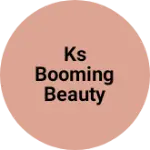 Business logo of KS BOOMING BEAUTY