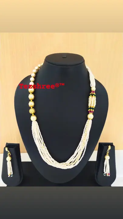 Tezshree Handmade White Pearls Beads mala Jewellery  uploaded by Tezshree on 8/31/2023