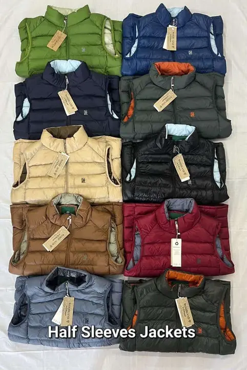 Post image Half Jackets, Full Jackets and windcheaters are available.
Very light weighted with pouch packing half jackets.
Size- S, M, L, XL, XXL