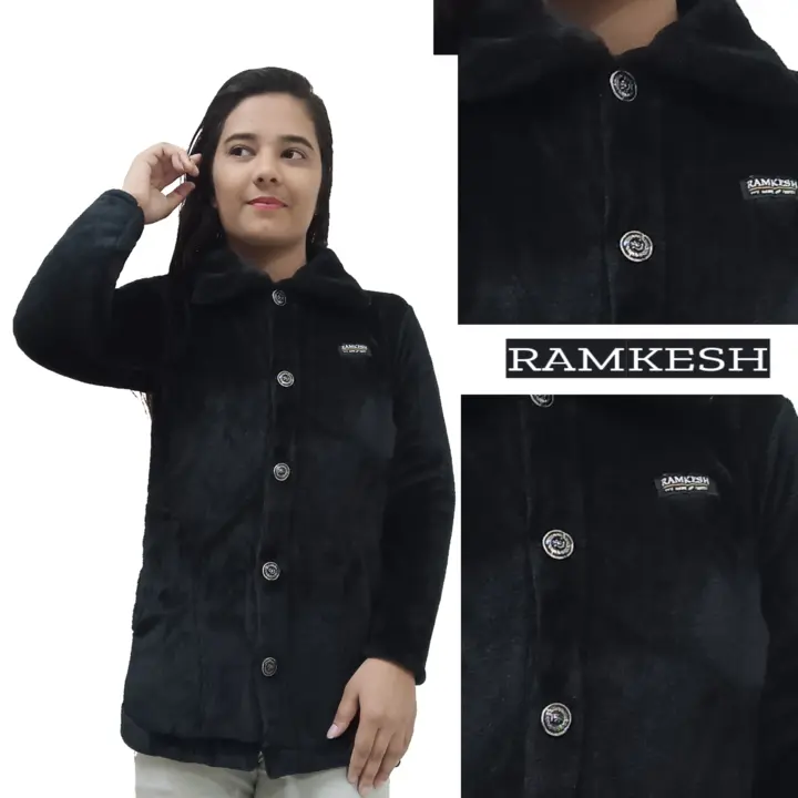 Super Soft fur coat for women Black uploaded by RAMKESH on 8/31/2023