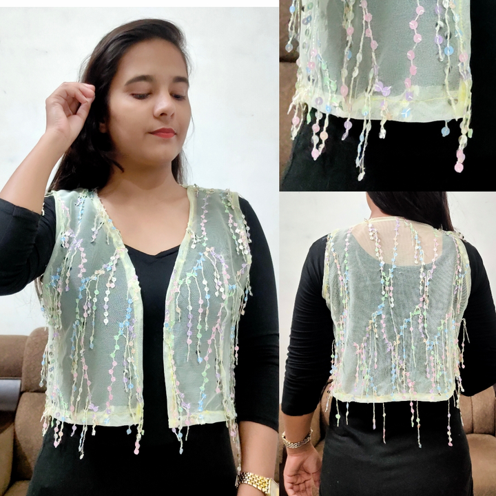 Sequinned jacket for women uploaded by business on 8/31/2023