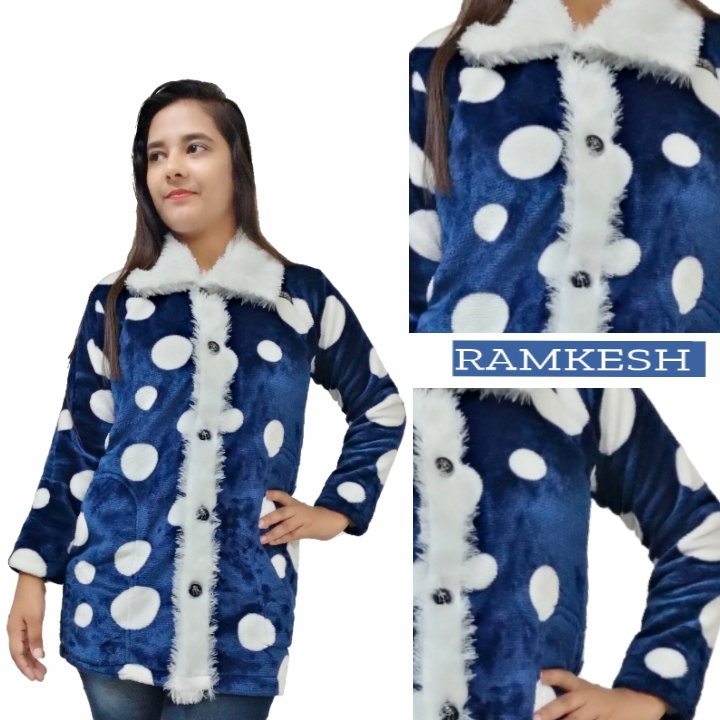 Dotted soft coat for women  uploaded by business on 8/31/2023