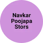Business logo of Navkar poojapa stors