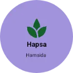 Business logo of Hapsa