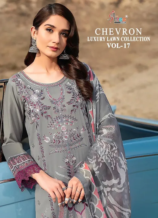 *CHEVRON LUXURY LAWN COLLECTION  uploaded by business on 8/31/2023