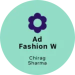Business logo of AD FASHION WEAR