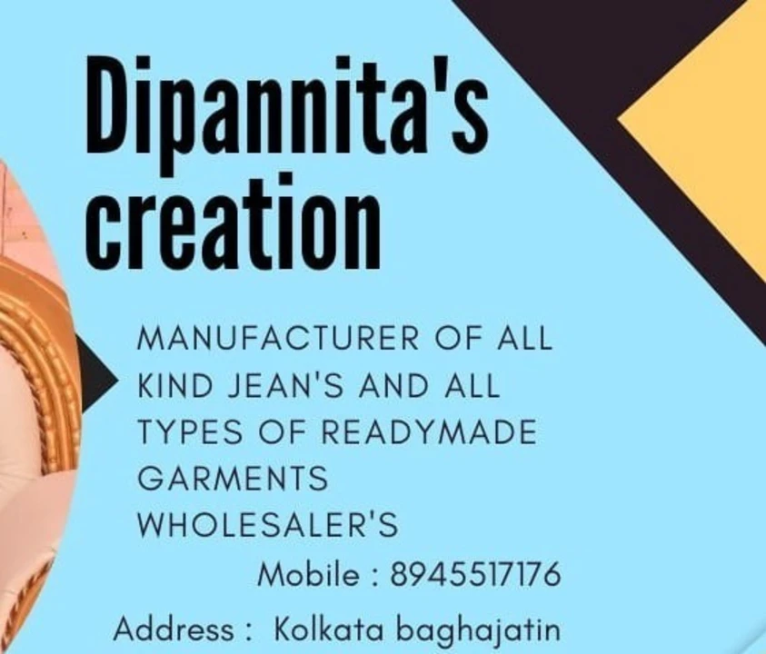 Visiting card store images of DIPANNITA'S CREATION 