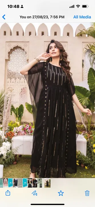 Post image I want 1-10 pieces of Attitude 18, dulhaniya catalogue at a total order value of 5000. Please send me price if you have this available.