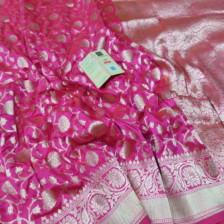 pure banarsi kataan silk saree 7270013419 uploaded by Banaras Silk Palace on 8/31/2023