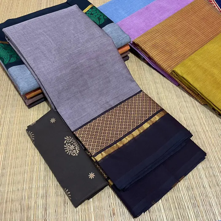 Fancy pure cotton sarees  uploaded by business on 8/31/2023