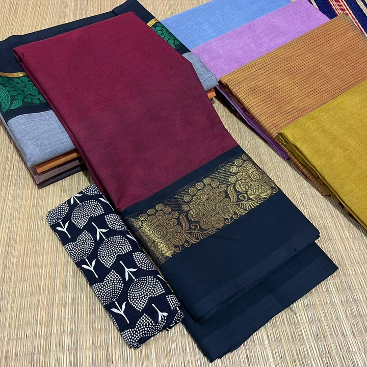 Shop Store Images of Fancy pure cotton sarees 