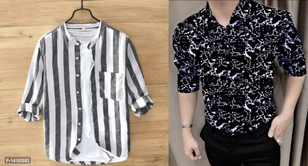 Post image Men Pattern Multi Summer Shirts PACK OF 2

Size: 
M
L
XL

 Color: Multi

 Fabric: Cotton

 Type: Long Sleeves

 Style: Printed

 Design Type: Regular Fit

Within 6-8 business days However, to find out an actual date of delivery, please enter your pin code