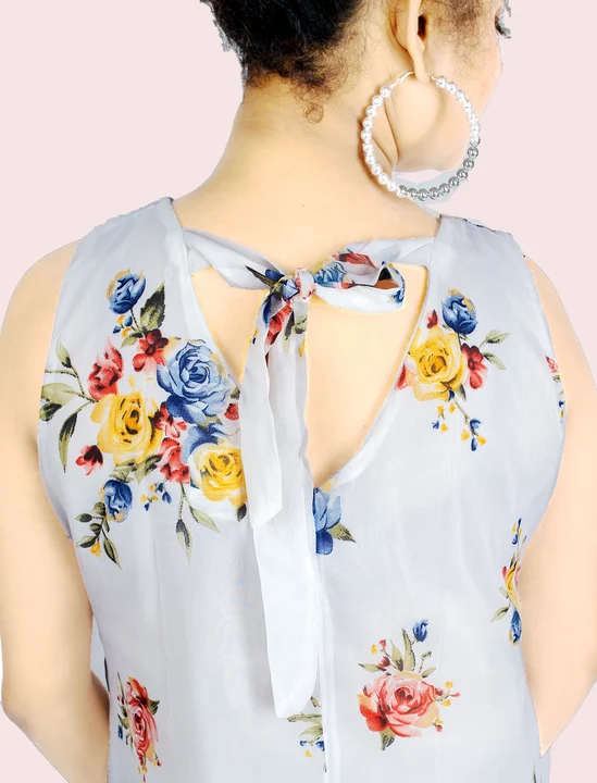 Trendy flower print Georgette top with inner lining  uploaded by MAHESWARA ENTERPRISE on 8/31/2023